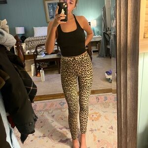 Topshop Leopard Print Leggings